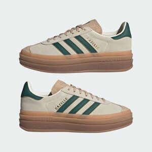 Adidas Gazelle in Cream White / Collegiate Green / Magic Beige